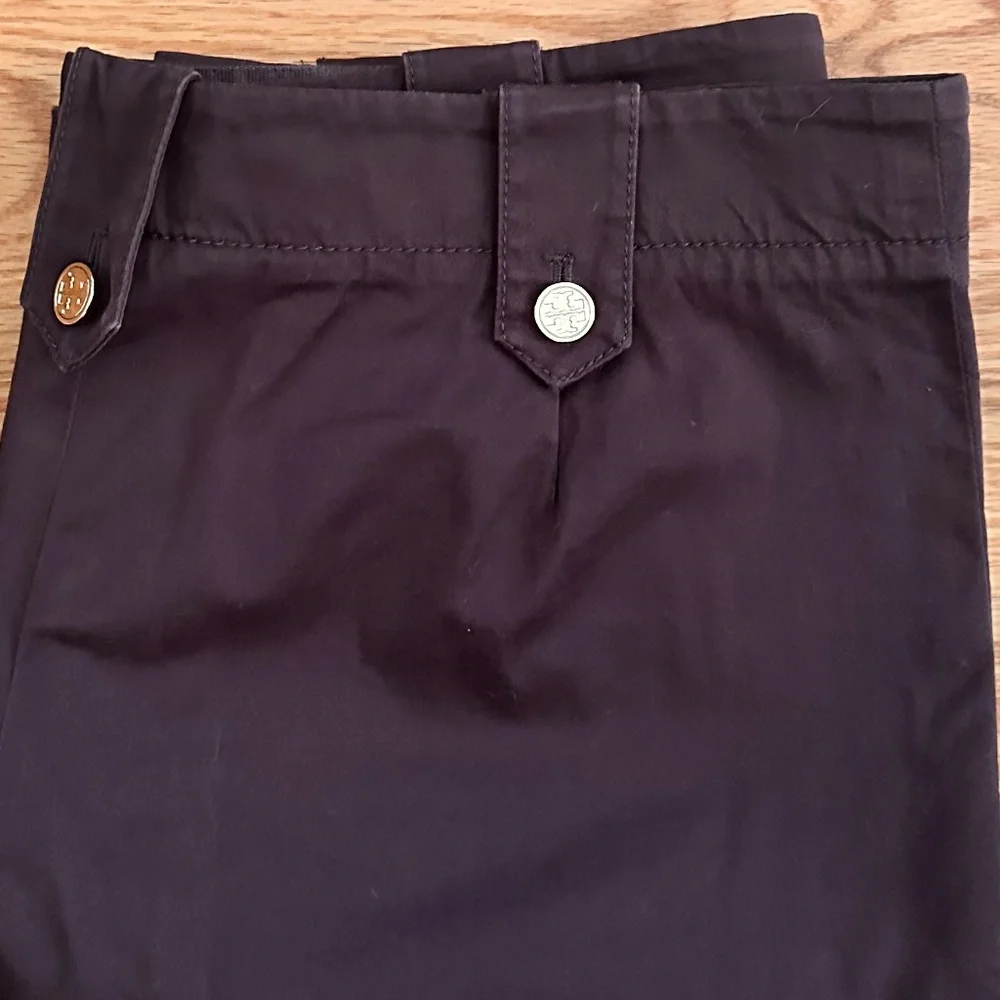 Tory Burch Brown Kinny Bermuda Shorts (6)